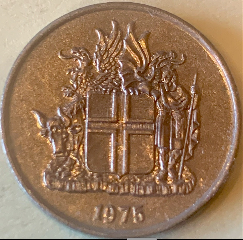 Iceland old coin