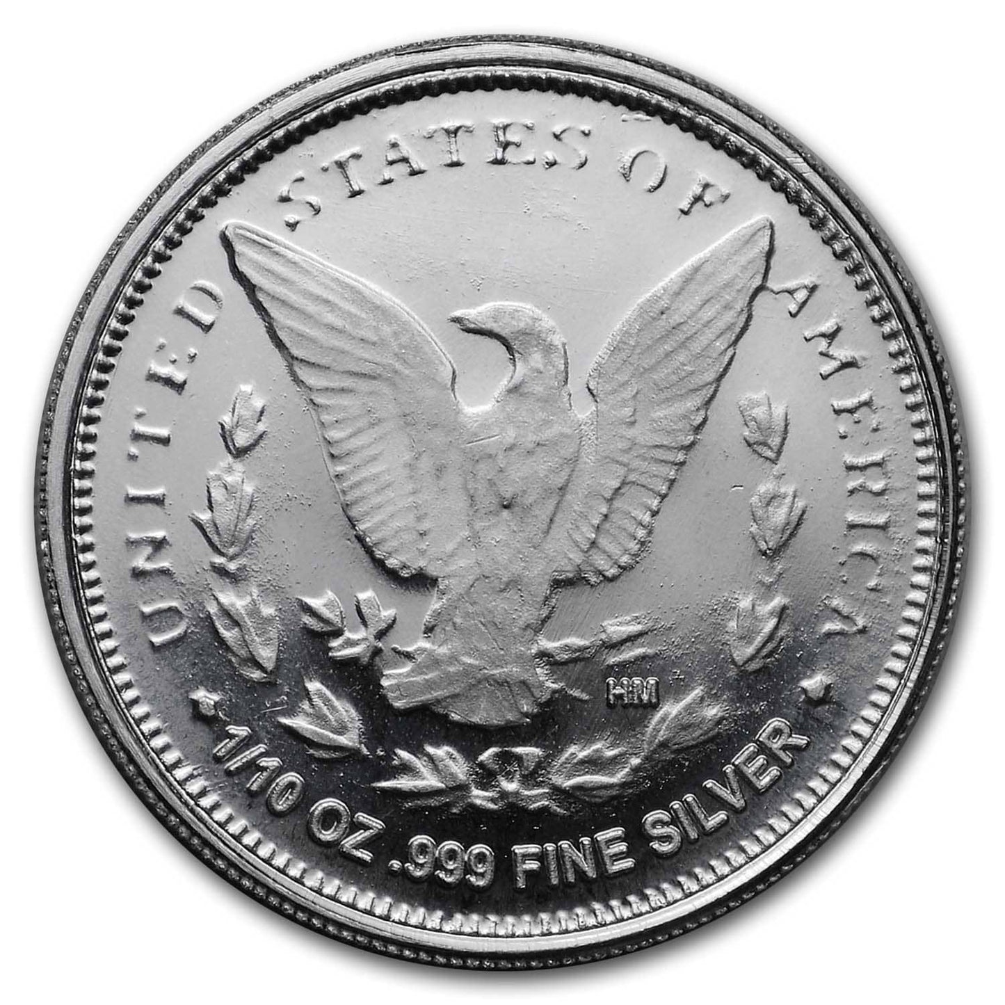 1/10 Oz Silver round - Morgan Dollar Design