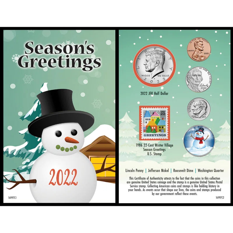 2022 Coin Greeting Card