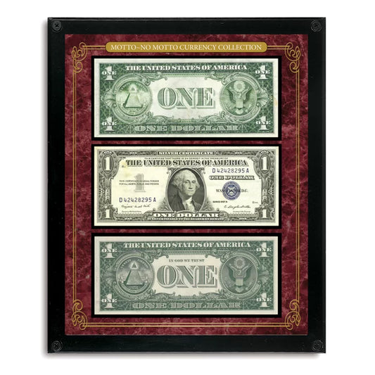 Motto No Motto Currency Framed Memorabilia