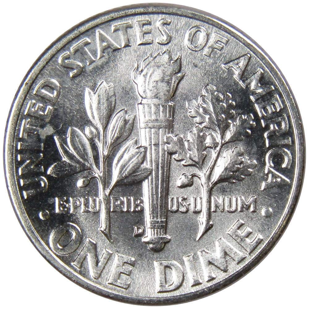 1959 D Roosevelt Dime BU Uncirculated Mint State 90% Silver 10C US Coin