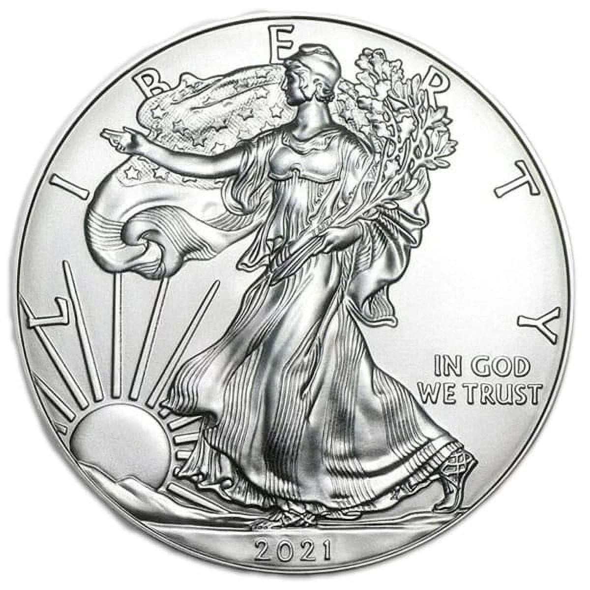 U.S. Mint 2021 American Silver Eagle (Type 1), Bullion