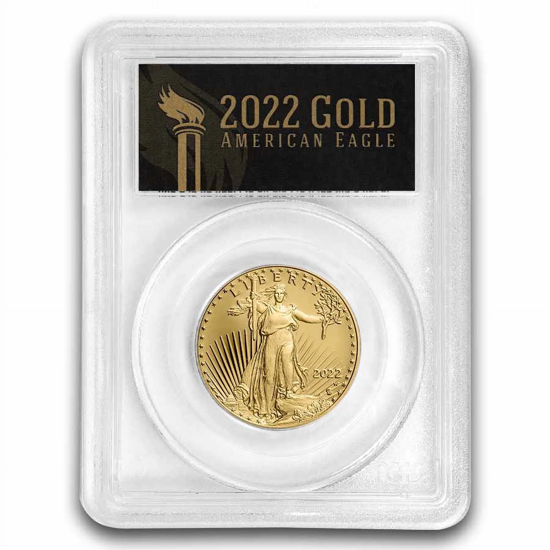 2022-W 4-Coin Proof Gold Eagle Set PR-70 PCGS (First Day, Black)