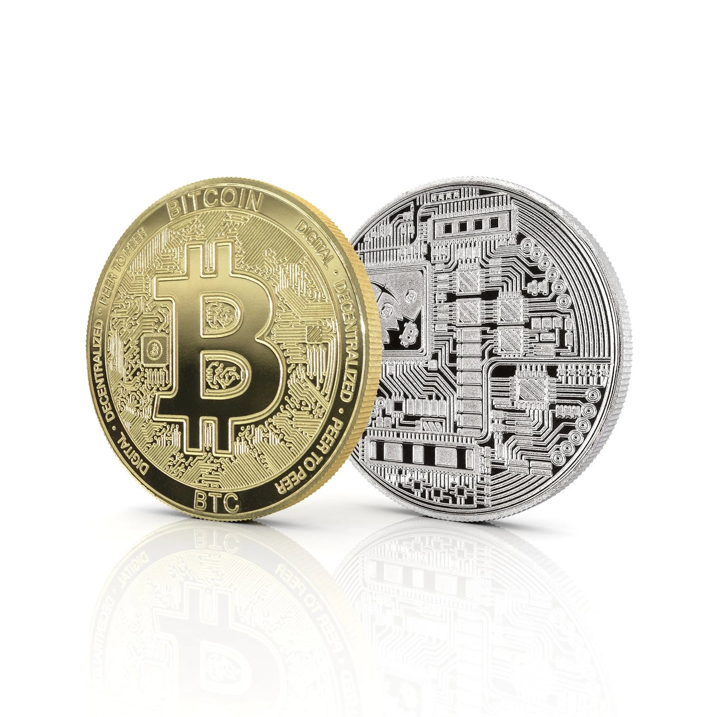 Bitcoin (BTC) Physical Crypto Coin by  | Best Selling Cryptocurrency Collectables | High Quality Bitcoin Merch | Bitcoin Art