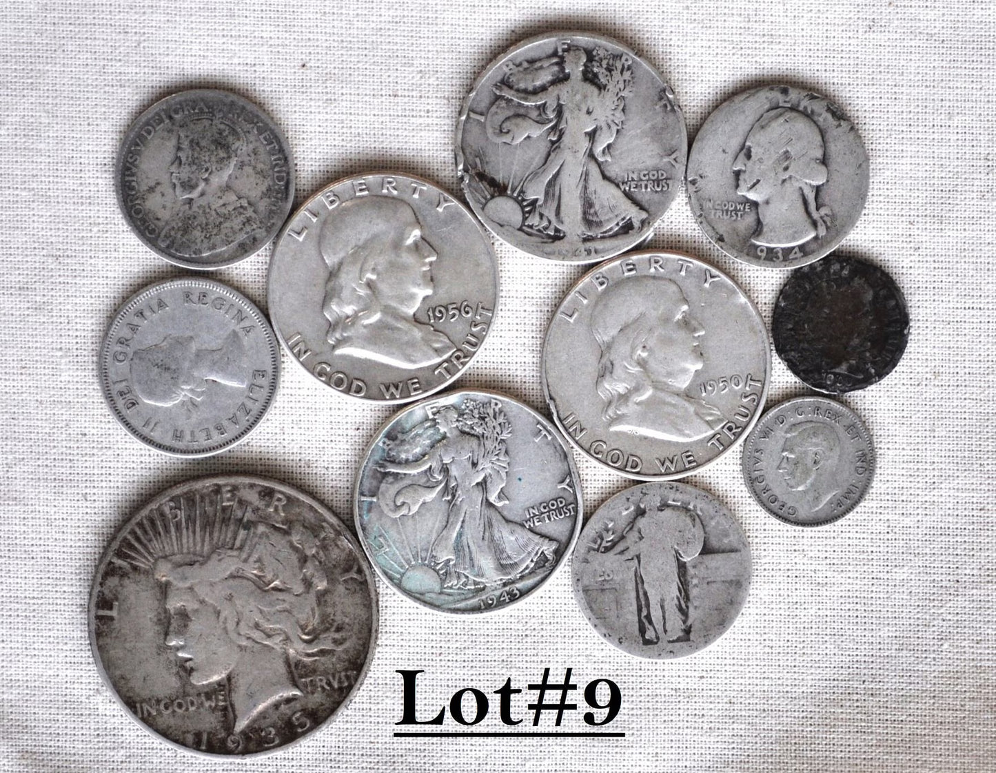 Lot of World Silver Coins - Multiple Lots Available, Check It Out! - Cool / Unique Silver Coin Lot - Old Silver Coins - Large Coin Lot!