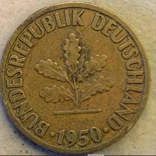 1950-2001 Germany 10 Pfennig - Federal Republic Era Coin