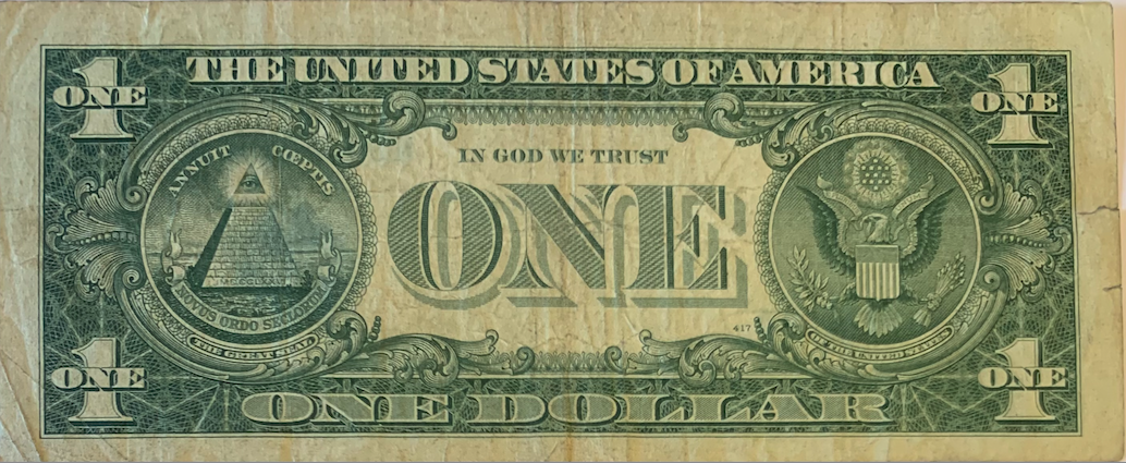 Historical Gem: US 1 Dollar Silver Certificate Blue Seal Series 1957-A