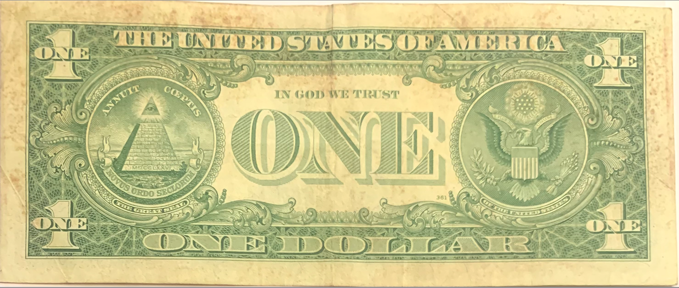 Historical Gem: US 1 Dollar Silver Certificate Blue Seal Series 1957-A