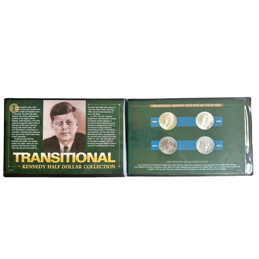 American Coin Treasures 4 Piece Transitional Kennedy Half Dollar Collection