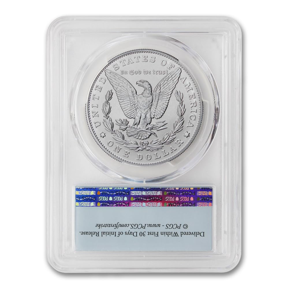 2023 Morgan Silver Dollar Coin Gem Uncirculated (First Strike - Flag Label) $1 PCGS GEMUNC