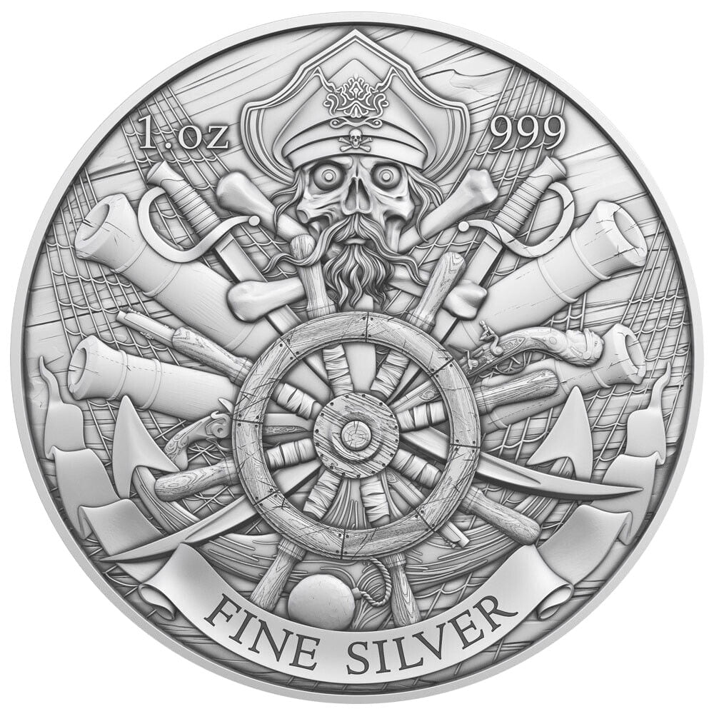 Silvertowne Mint Dead Men Tell No Tales Silver Coin