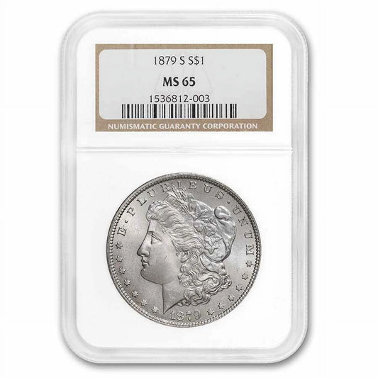 1879-S Morgan Dollar MS-65 NGC