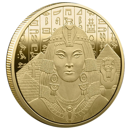 Vintage Craft Coin Commemorative Egypt Style Coin Delicate Coin for Collection