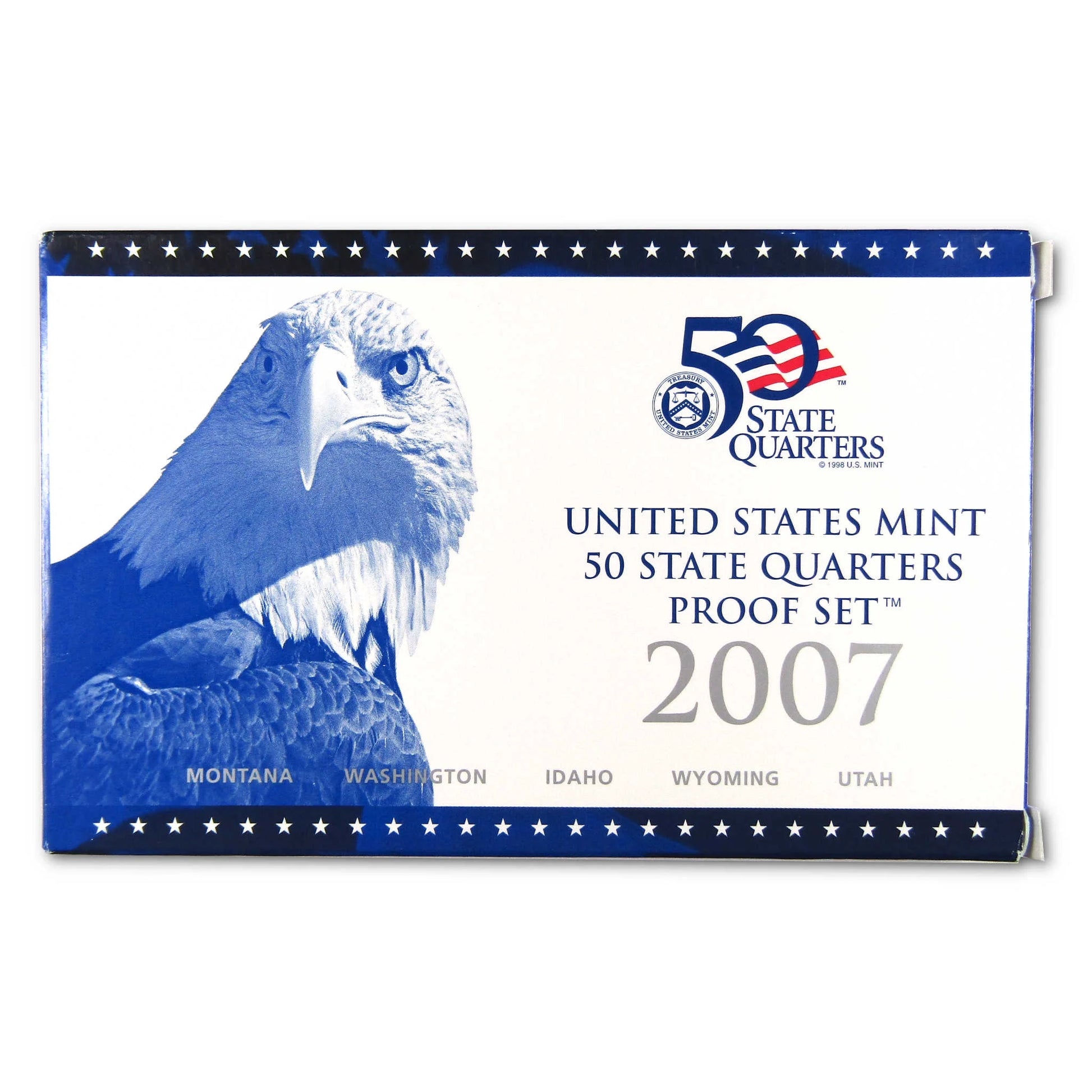 2007 State Quarter Clad Proof Set U.S. Mint Packaging OGP COA