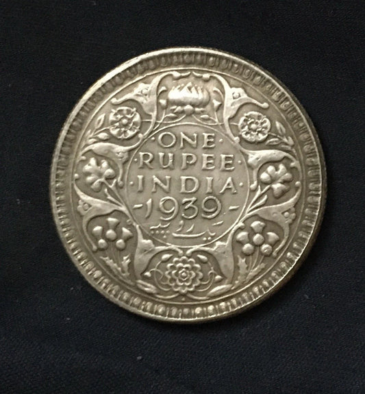 George V1 *1939* One Rupee - India Coins / Restrike