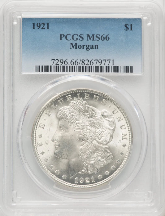 1921 $1 Morgan Morgan Dollar PCGS MS66 (768119038)