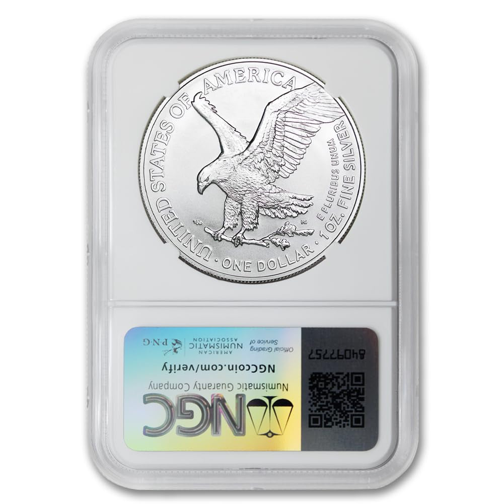 2024-1 Oz American Silver Eagle Coin MS-70 (First Day of Issue) $1 NGC MS70