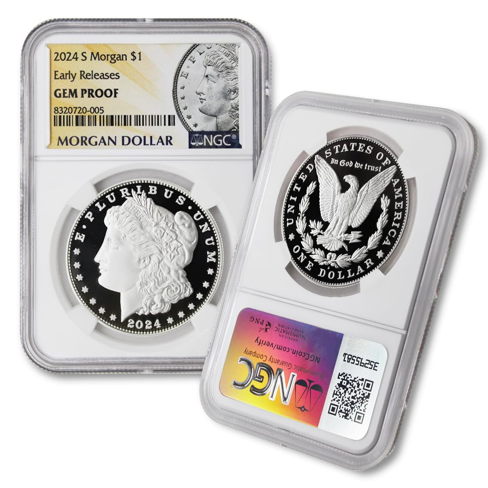 2024 S American Silver Morgan Dollar Proof Coin Gem Proof (Early Releases) $1 NGC GEMPF