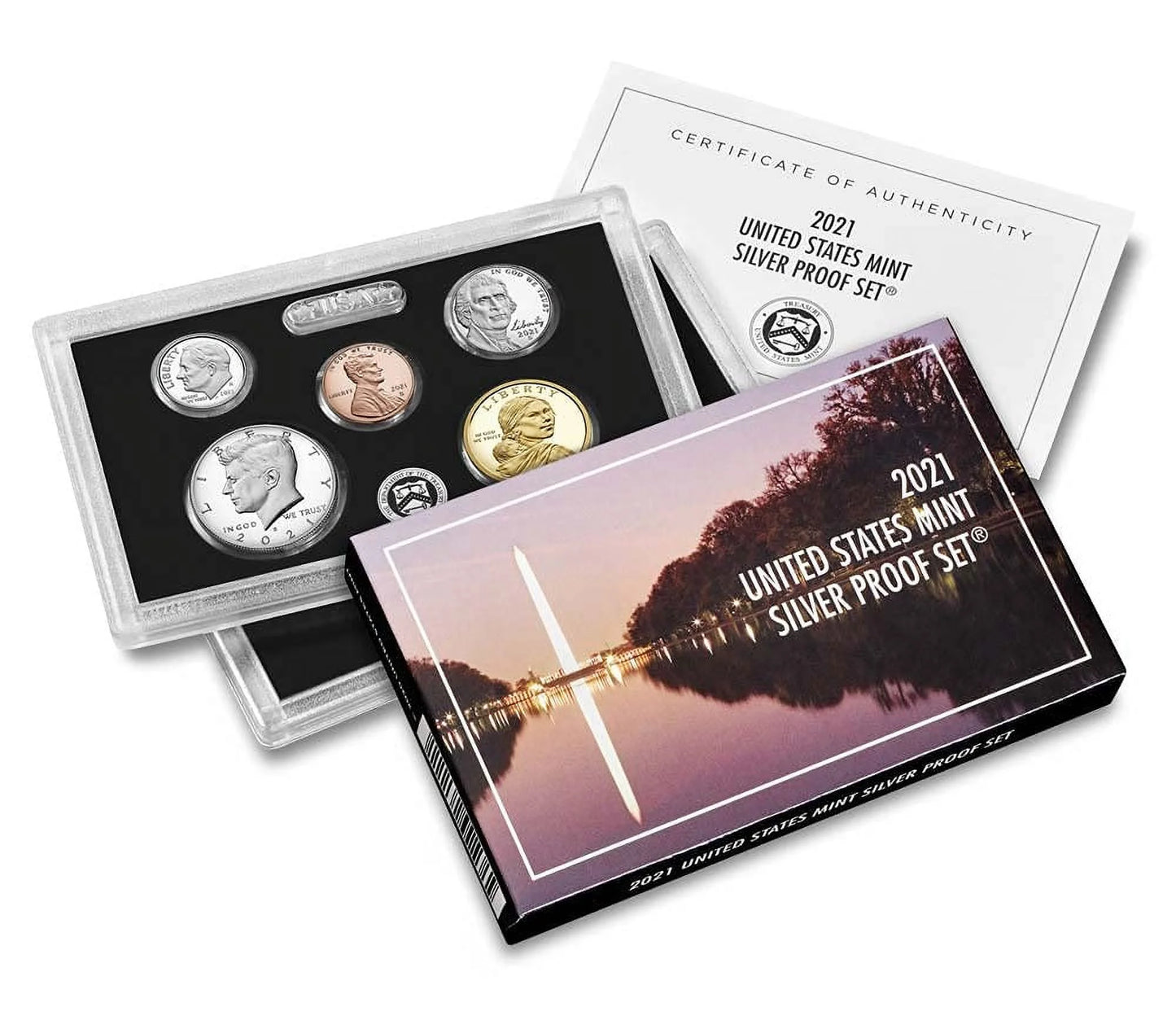 2021 Silver Proof Set U.S Mint Original Government Packaging OGP COA