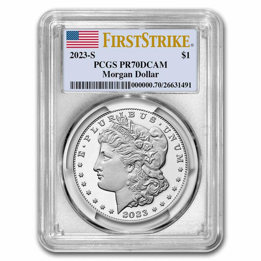 2023 S 2023-S Proof Silver Morgan Dollar PR-70 PCGS (Firststrike) $1 PCGS PR-70