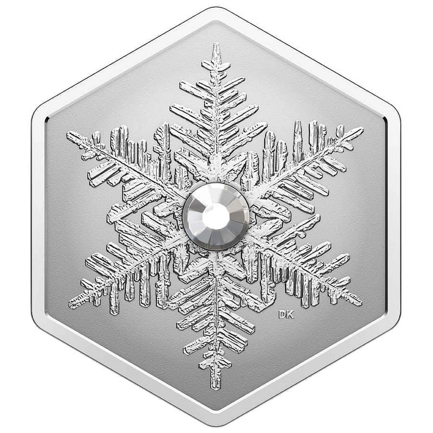 2023 Canada 1 Oz Silver Snowflake Crystal Coin