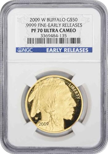 2009 W $50 American Gold Eagle Buffalo, Early Releases NGC PR70UCAM