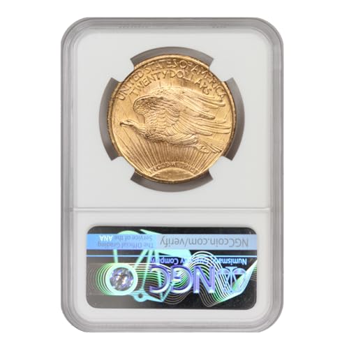 1923 American Gold Saint Gaudens Double Eagle MS-65 $20 MS65 NGC