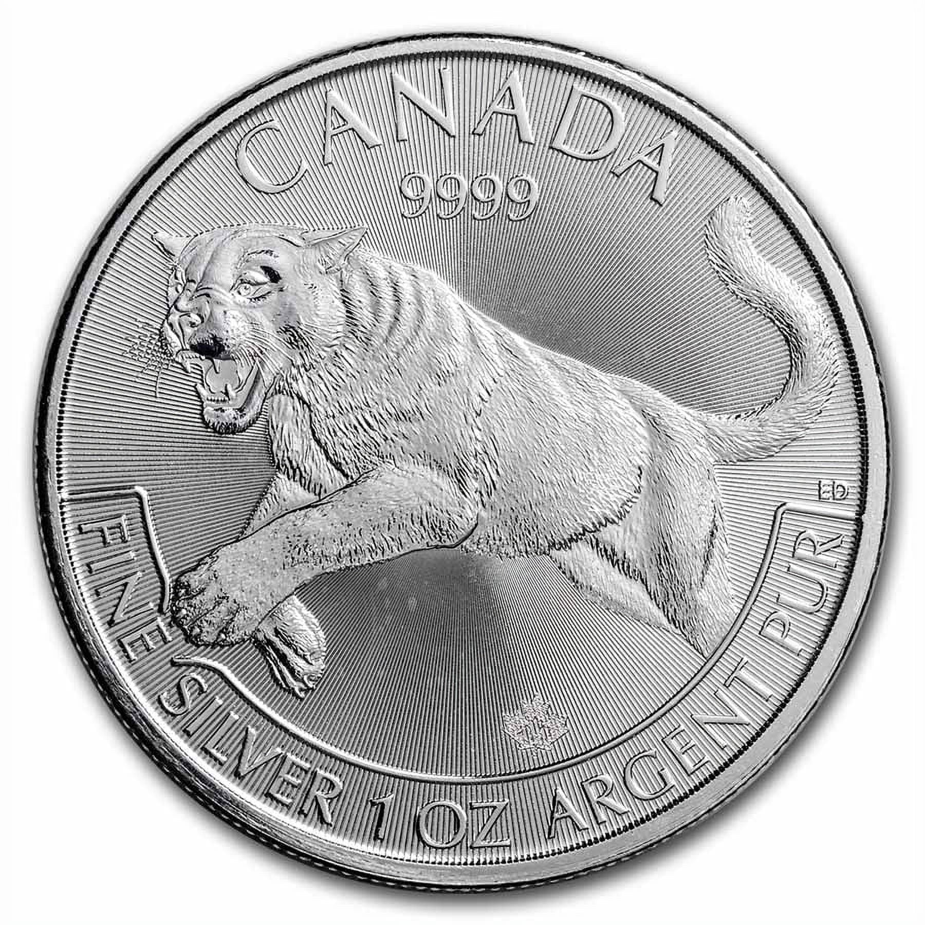 2016 Canada 1 Oz Silver Predator Series Cougar (Abrasions)