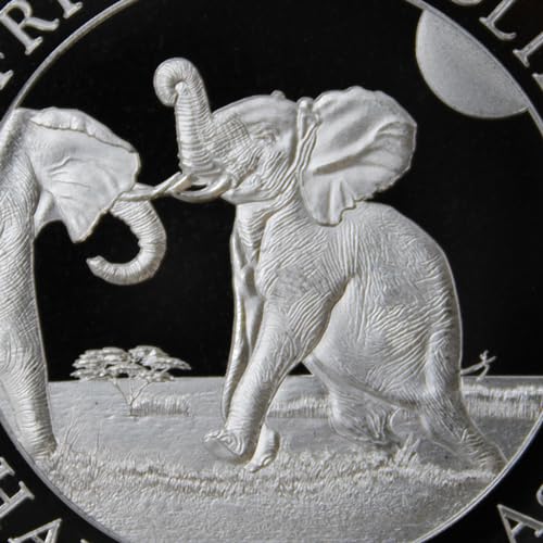 Brilliant Uncirculated 2024 Somalia Silver Elephant - African Wildlife 100 Shillings