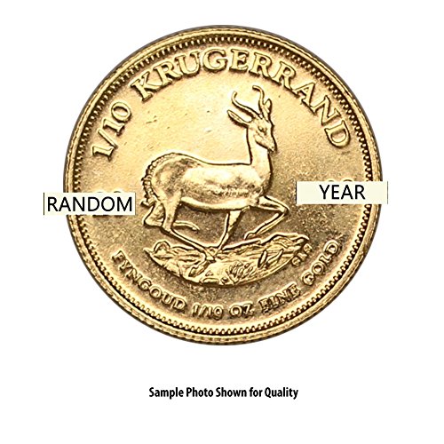 Investment Opportunity: 1/10 oz ZA Gold Krugerrand Coin BU 22K - Random Year