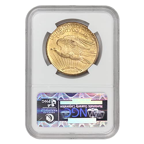 1924 American Gold Saint Guadens Double Eagle MS-63 $20 MS63 NGC