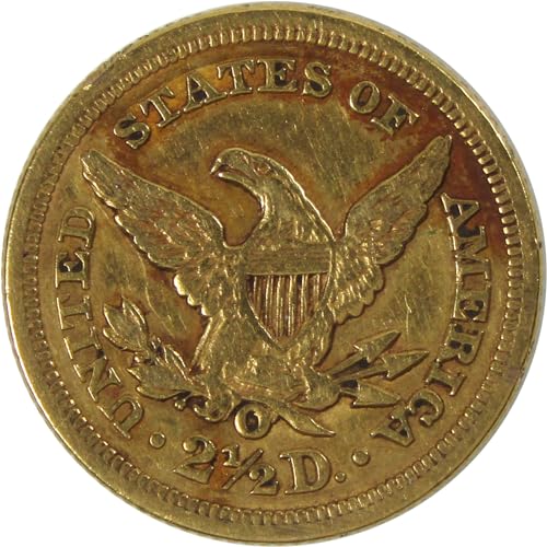 1852-O Liberty Head Quarter Eagle XF EF Gold $2.50 Coin SKU:CPC7192