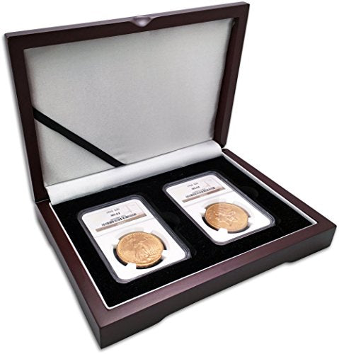 Historic $20 Gold Double Eagle 2-Coin Set – MS-62, Investment Grade!