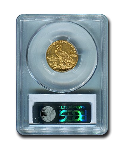 1911 Indian Head Gold Half Eagle $5 PCGS MS-62