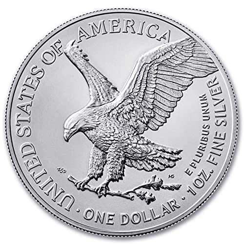 Brilliant 2022 1 oz American Silver Eagle BU - COA Included!