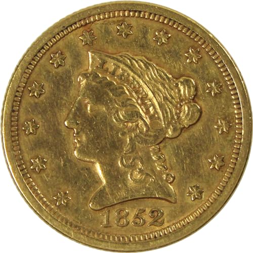 1852-O Liberty Head Quarter Eagle XF EF Gold $2.50 Coin SKU:CPC7192