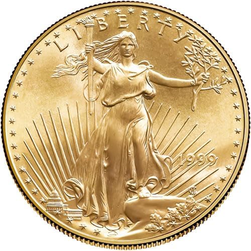 1999 - Date Our Choice - 1/10th Ounce American Gold Eagle Dollar Seller Uncirculated