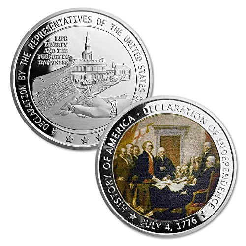 Challenge Coin President Day 1776 US Declaration of Independence Commemorative Gift