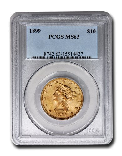 1899 Liberty Head Gold Eagle $10 PCGS MS-63