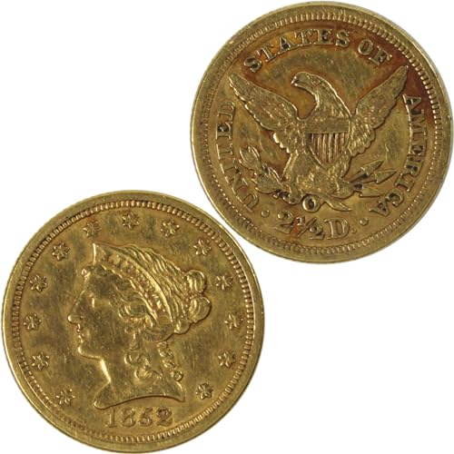 1852-O Liberty Head Quarter Eagle XF EF Gold $2.50 Coin SKU:CPC7192