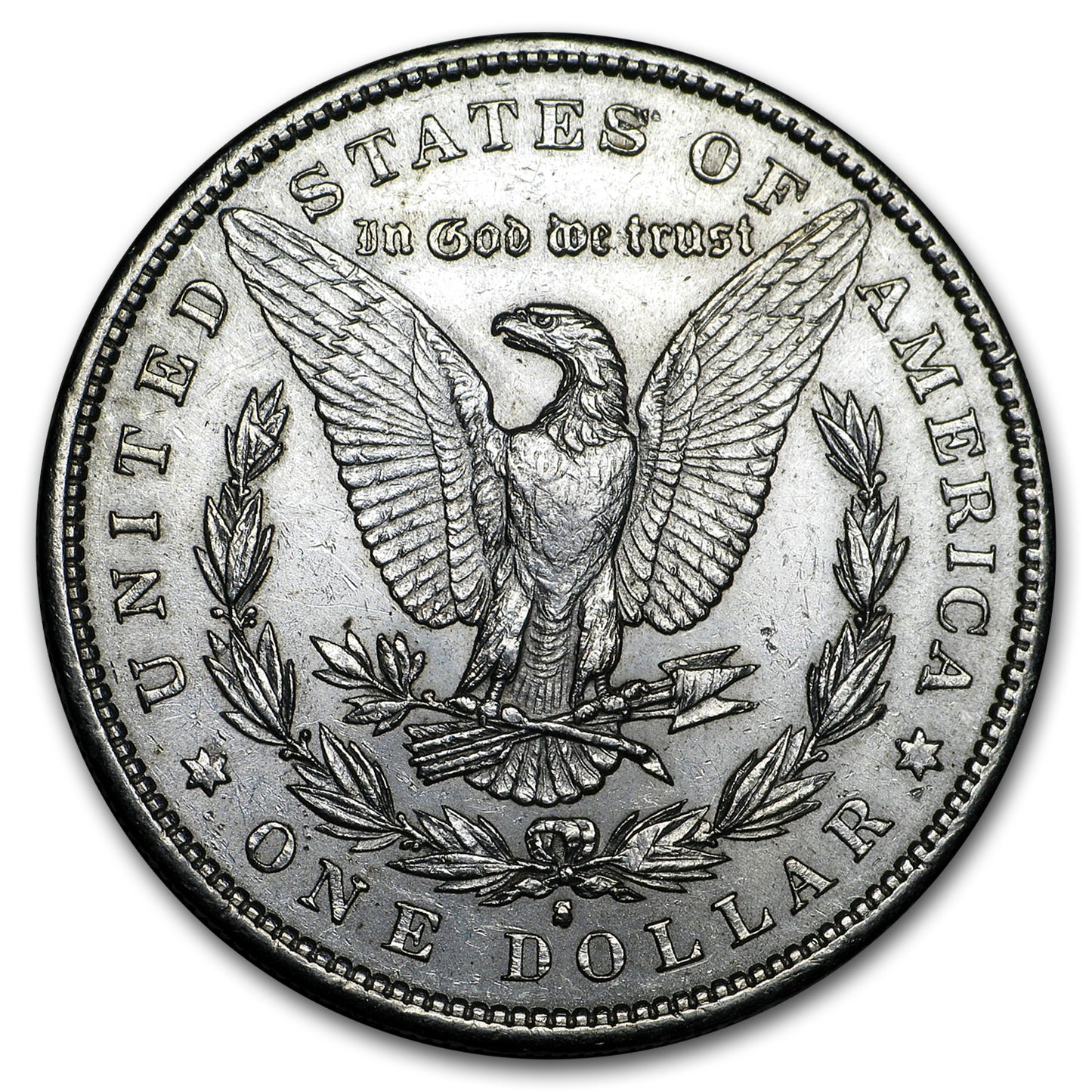 1890-S Morgan Dollar AU