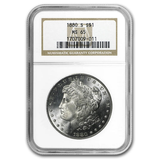 1880-S Morgan Dollar MS-65 NGC