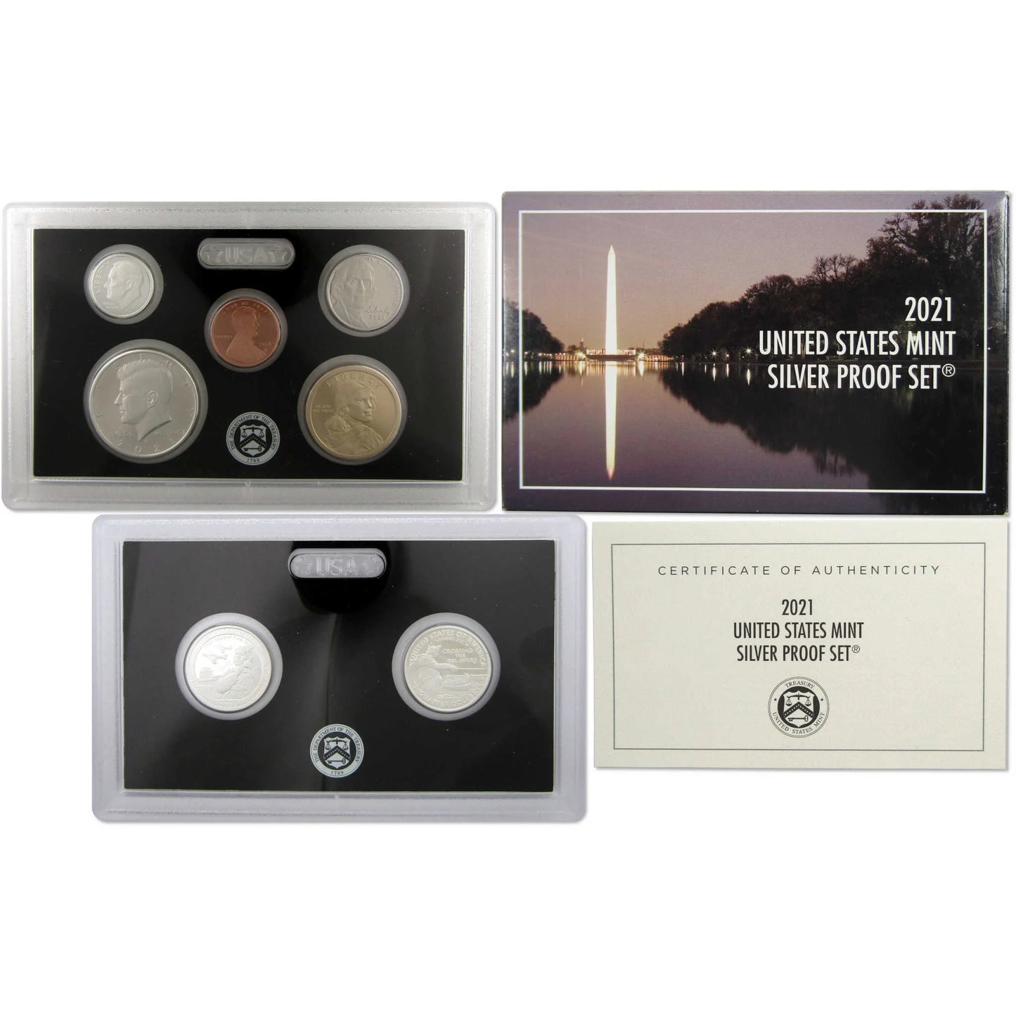 2021 Silver Proof Set U.S Mint Original Government Packaging OGP COA