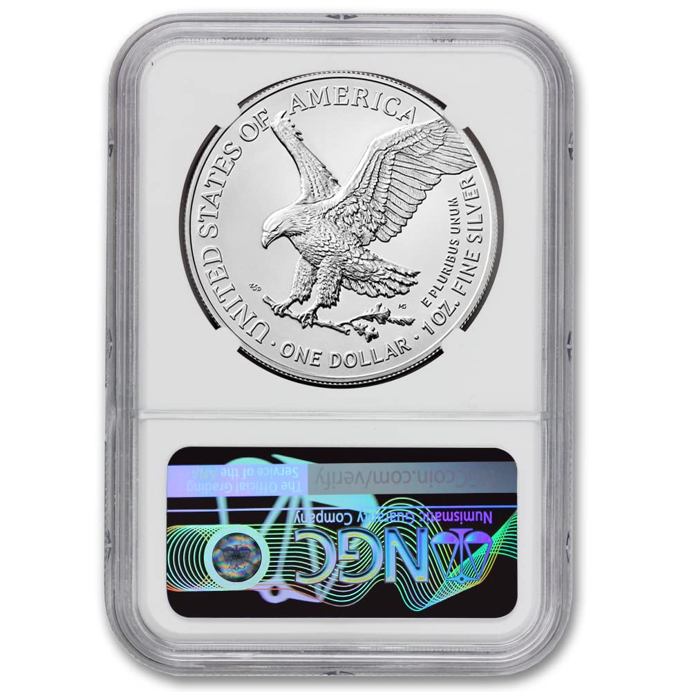 Perfect 2023 (W) 1 oz Silver Eagle MS-70 – Early Releases, NGC Graded!