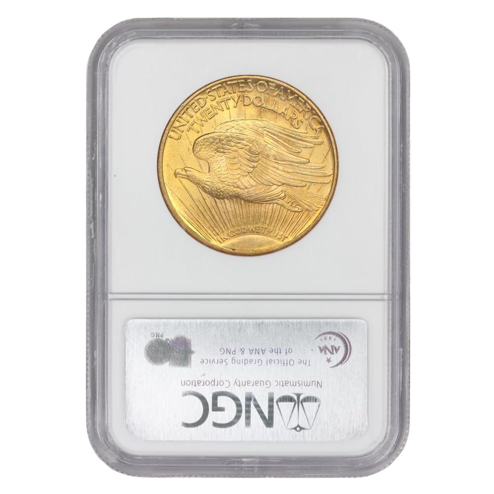 1911 American Gold Saint Gaudens Double Eagle MS-65 PQ Approved $20 MS65 NGC