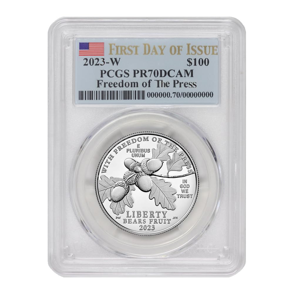 Perfect 2023-W Platinum Eagle PF-70 Ultra Cameo - First Day Issue, OGP”