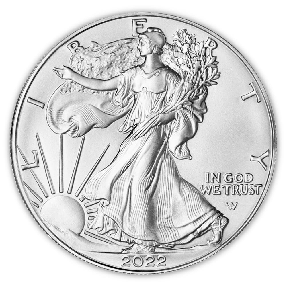 Brilliant 2022 1 oz American Silver Eagle BU - COA Included!