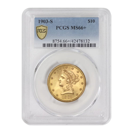 1903-S American Gold Liberty Head Eagle MS-66+ by Mint State Gold $10 MS66+ PCGS