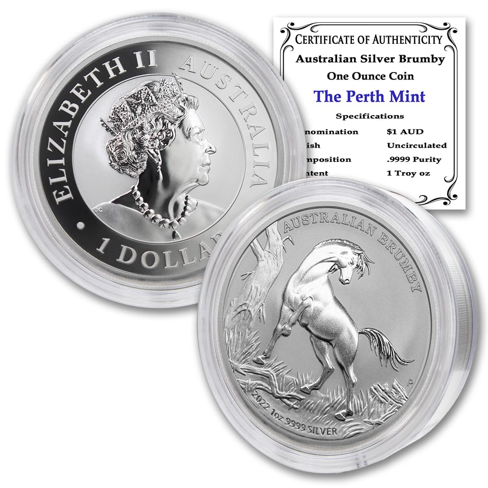 Exclusive 2022-P Australian Brumby Horse Coin – BU with Certificate!