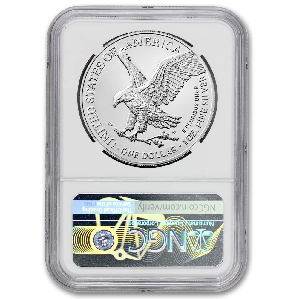 Perfect 2023 (W) 1 oz Silver Eagle Gem Uncirculated – Early Releases by NGC!